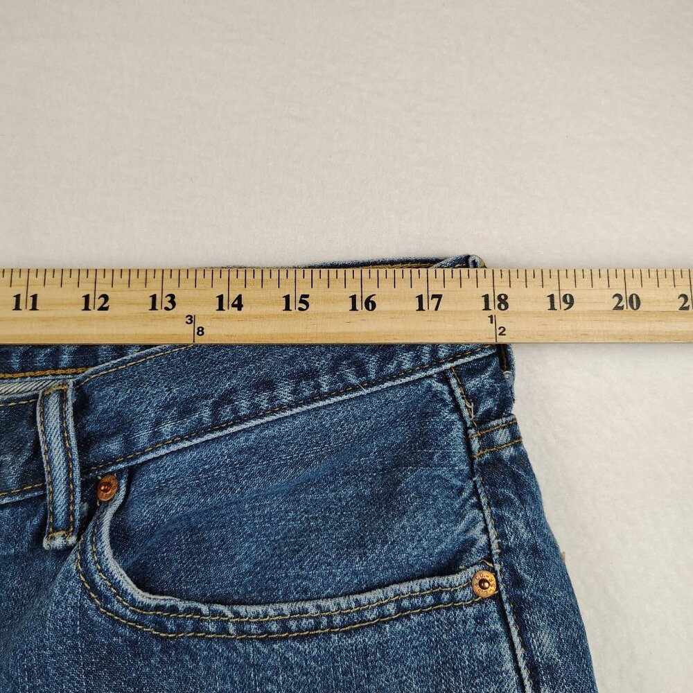 Levi 550 Jean Shorts Regular Faded Red Tab Mens 38 - Picture 6 of 8